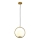 Luster na lanku ORBA 1xE27/15W/230V mosadz