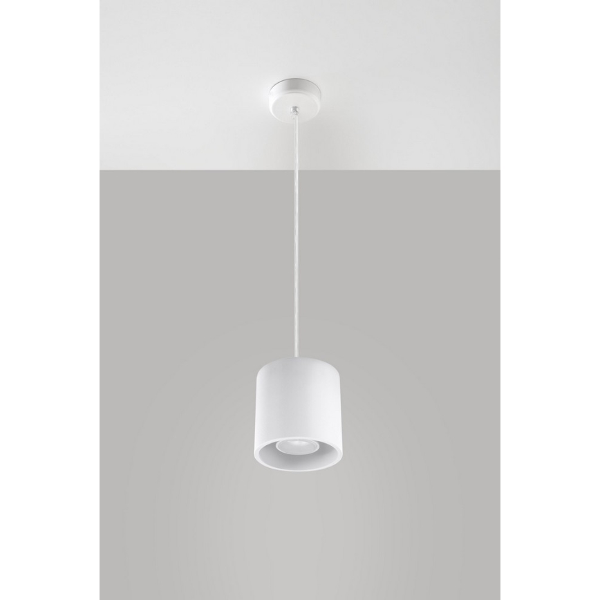 Luster na lanku ORBIS 1 1xGU10/40W/230V biela