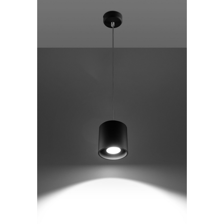 Luster na lanku ORBIS 1 1xGU10/40W/230V čierna