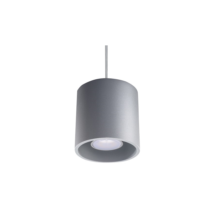 Luster na lanku ORBIS 1 1xGU10/40W/230V šedá