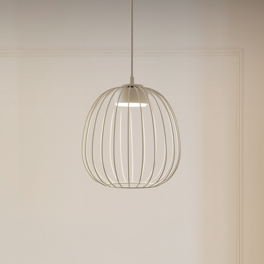 Luster na lanku OVELLA 1xGX53/10W/230V pr. 25 cm krémový