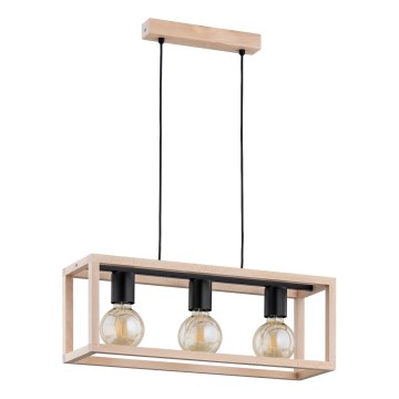 Luster na lanku PAKO 3xE27/15W/230V béžová