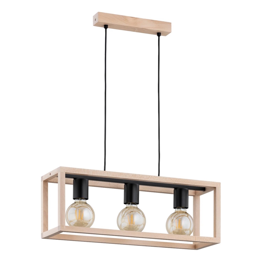 Luster na lanku PAKO 3xE27/15W/230V béžová