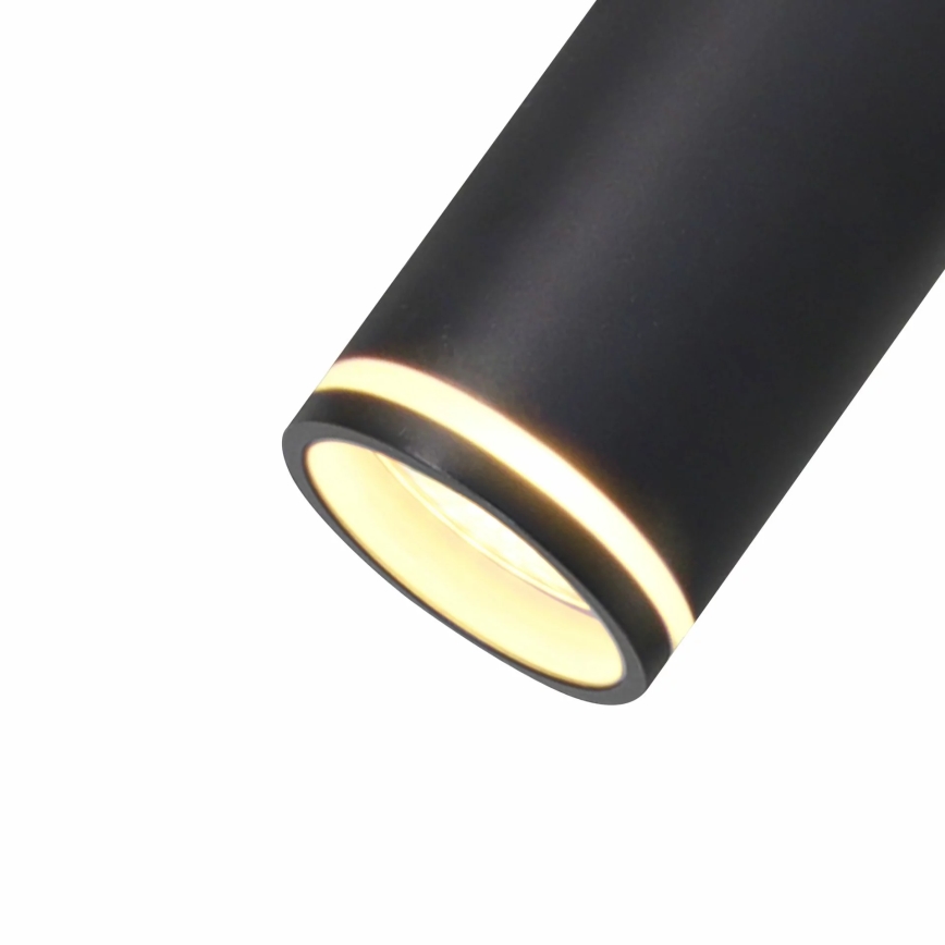 Luster na lanku PARIS 6xGU10/12W/230V čierna