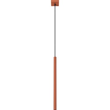 Luster na lanku PASTELO 1xG9/8W/230V červená