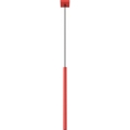 Luster na lanku PASTELO 1xG9/8W/230V červený