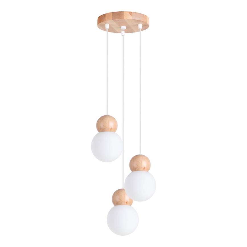 Luster na lanku PEKKA 3xG9/8W/230V biela