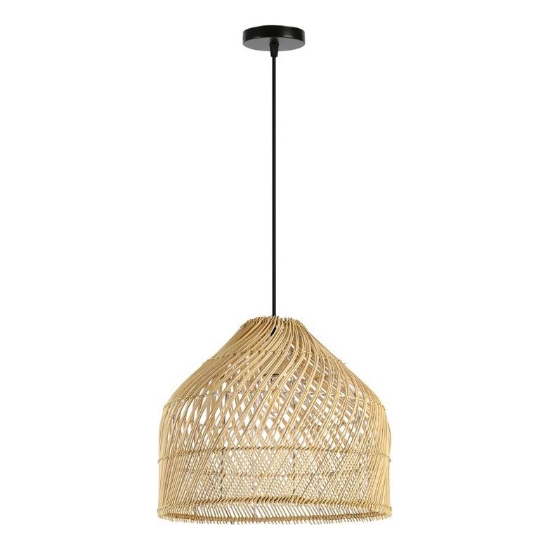 Luster na lanku PELO 1xE27/40W/230V pr. 40 cm ratan