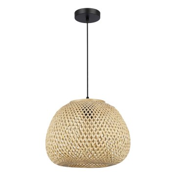 Luster na lanku PETRA 1xE27/15W/230V bambus