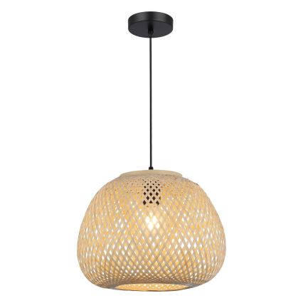 Luster na lanku PETRA 1xE27/15W/230V bambus