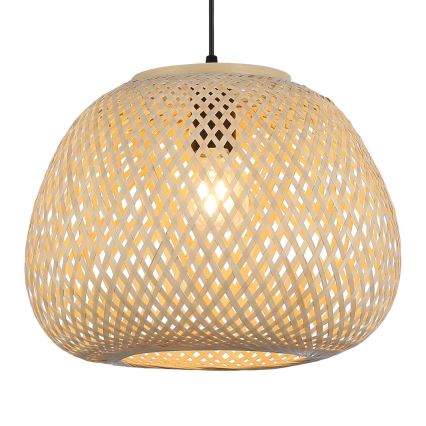 Luster na lanku PETRA 1xE27/15W/230V bambus