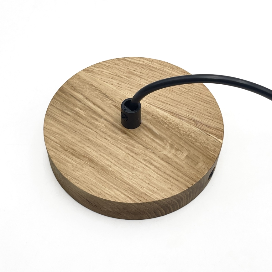 Luster na lanku PIA 1xE27/60W/230V pr. 30 cm dub