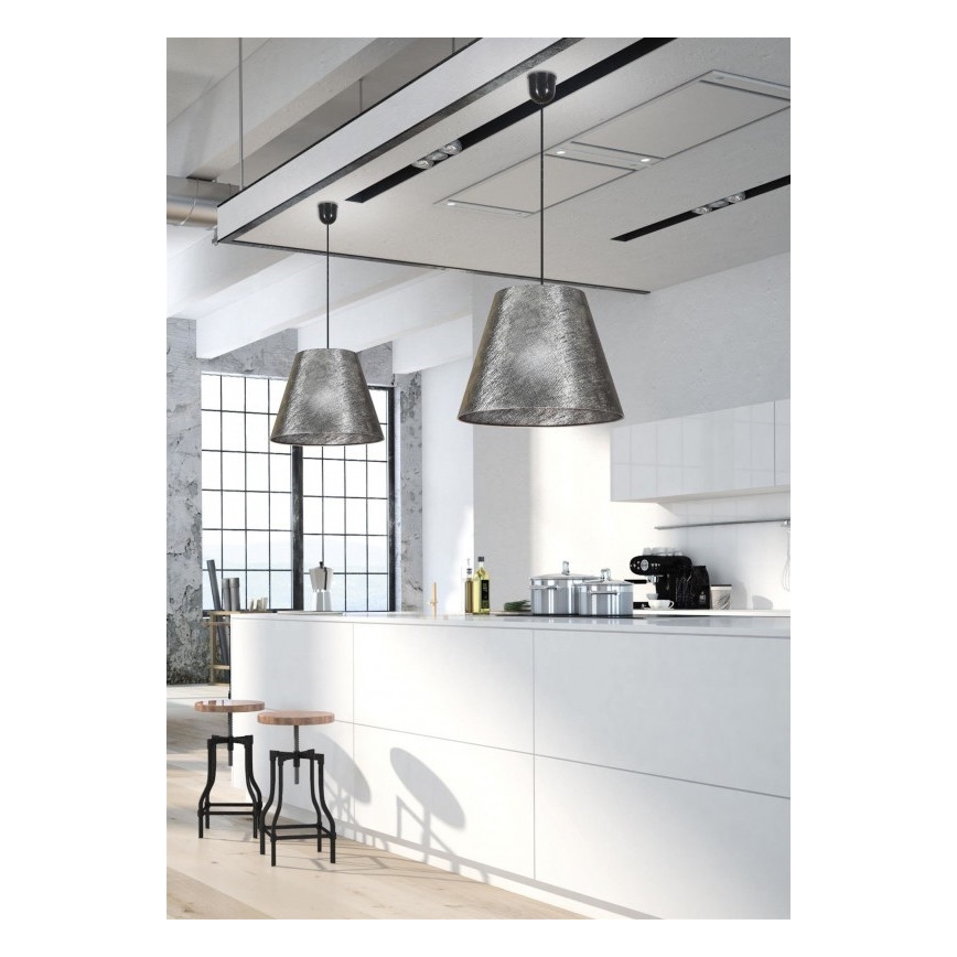 Luster na lanku PLATINO 1xE27/60W/230V