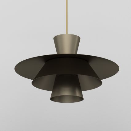 Luster na lanku PLATO 1xE27/15W/230V bronzový