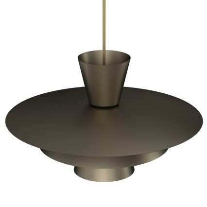 Luster na lanku PLATO 1xE27/15W/230V bronzový