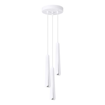 Luster na lanku PRYSM 3xG9/8W/230V biela