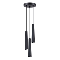 Luster na lanku PRYSM 3xG9/8W/230V čierna