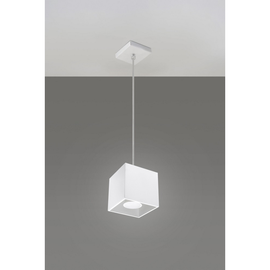 Luster na lanku QUAD 1 1xGU10/40W/230V biela