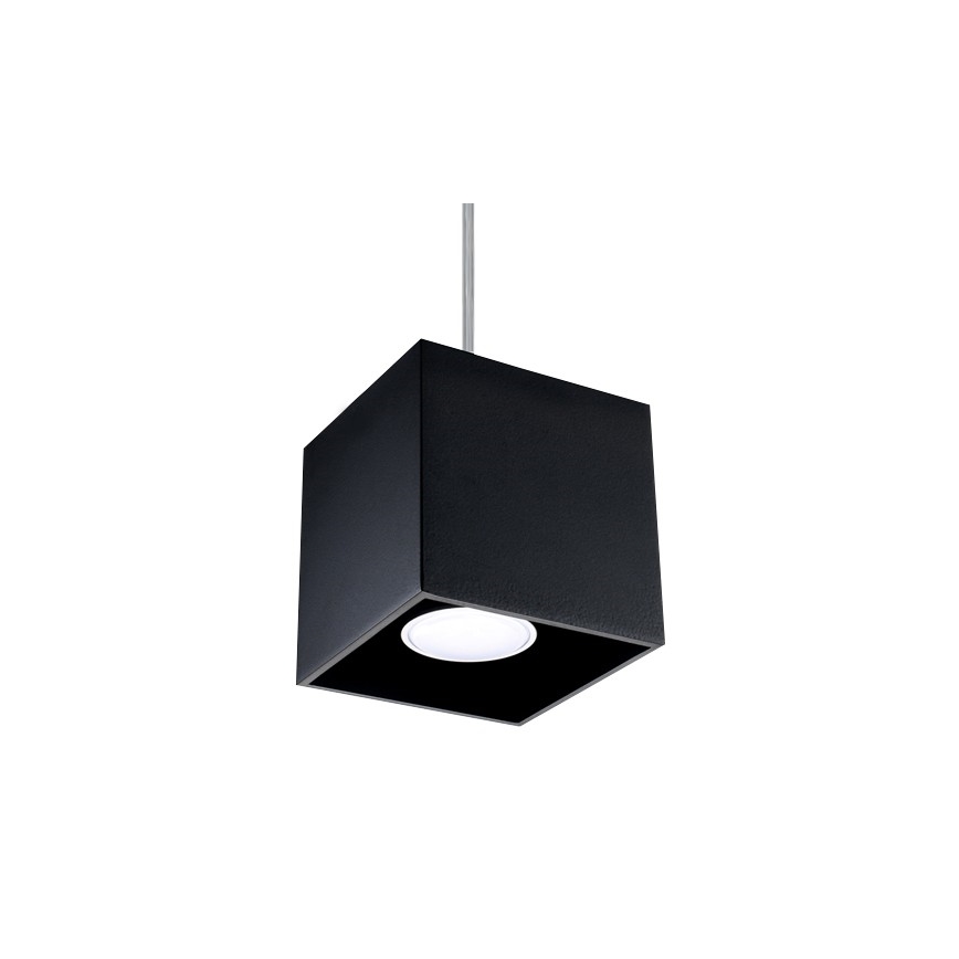 Luster na lanku QUAD 1 1xGU10/40W/230V čierna