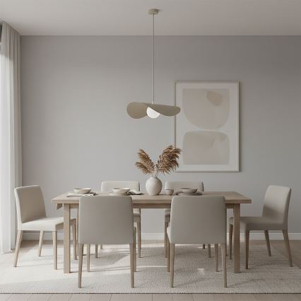 Luster na lanku RITUAL 1xG9/8W/230V béžový