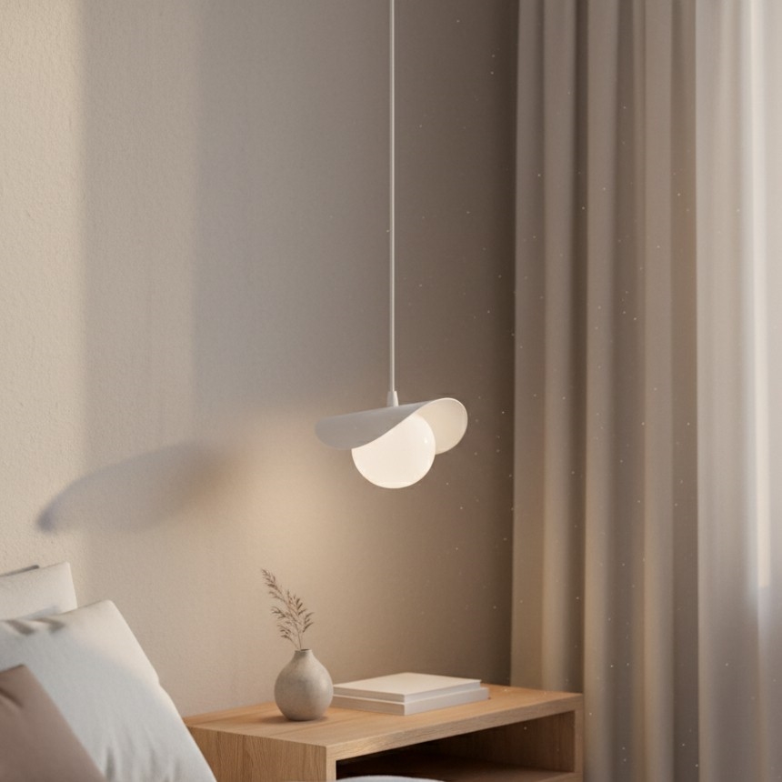 Luster na lanku RITUAL 1xG9/8W/230V biela