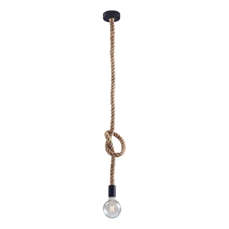 Luster na lanku ROPE 1xE27/12W/230V