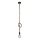 Luster na lanku ROPE 1xE27/12W/230V