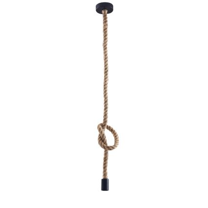 Luster na lanku ROPE 1xE27/12W/230V