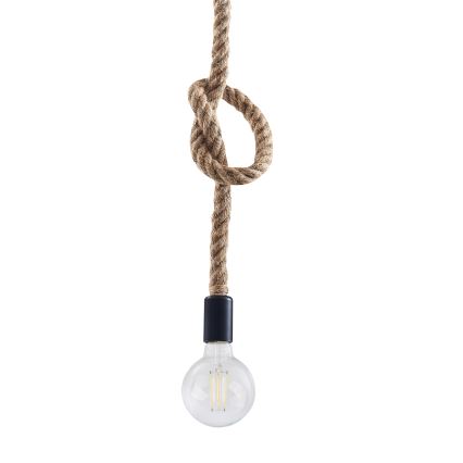 Luster na lanku ROPE 1xE27/12W/230V