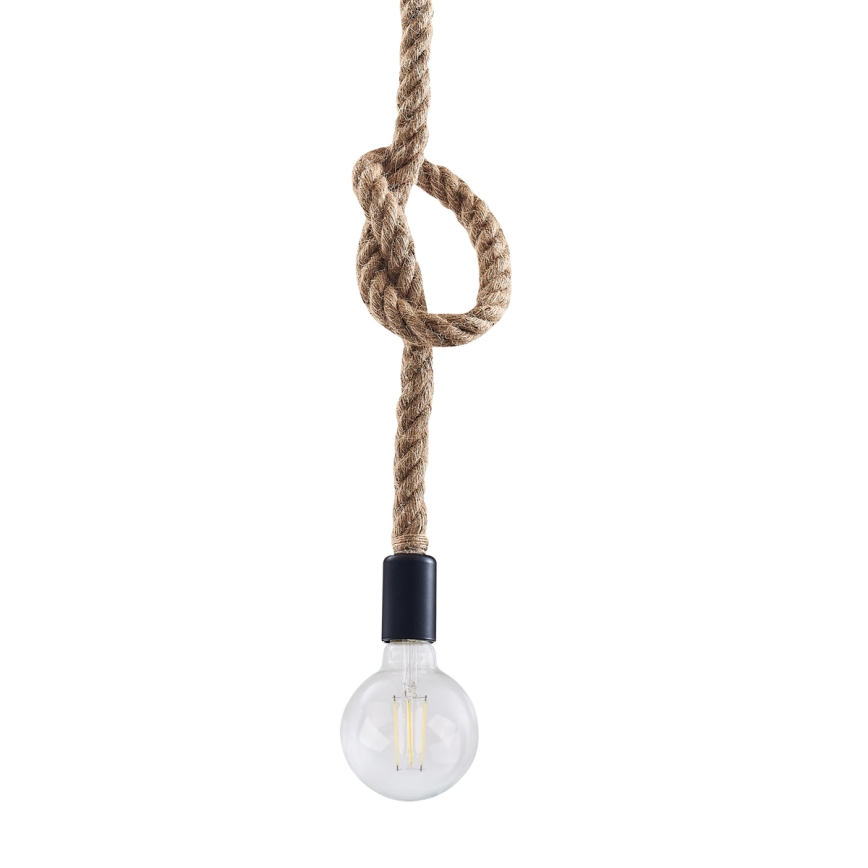 Luster na lanku ROPE 1xE27/12W/230V