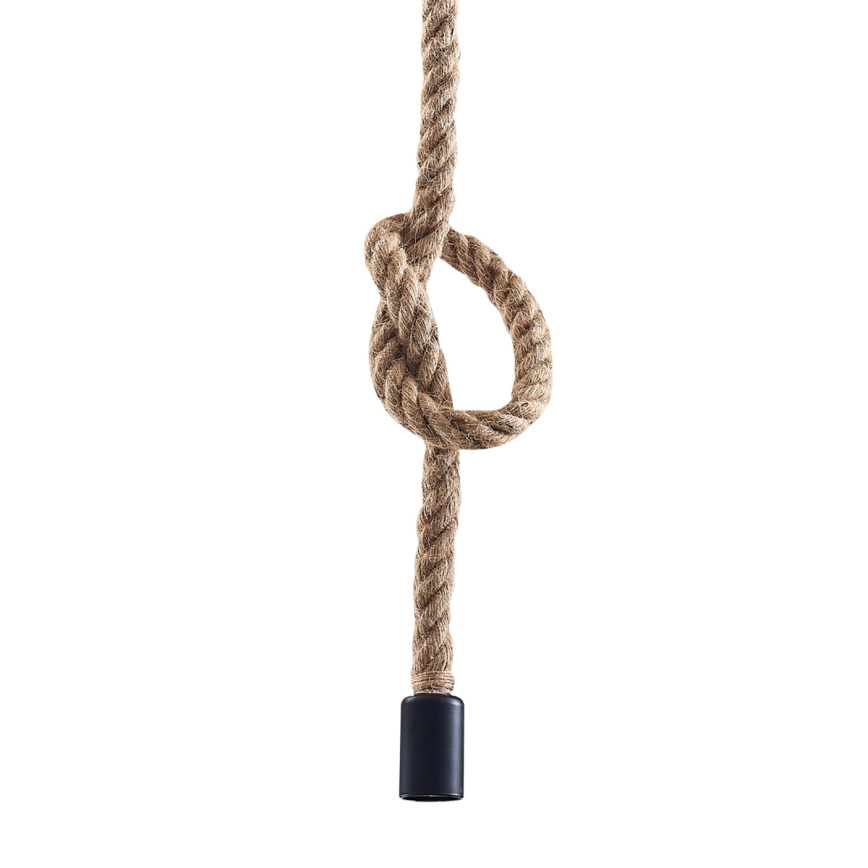 Luster na lanku ROPE 1xE27/12W/230V