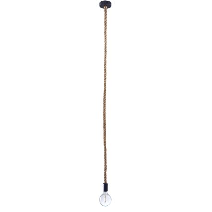 Luster na lanku ROPE 1xE27/12W/230V
