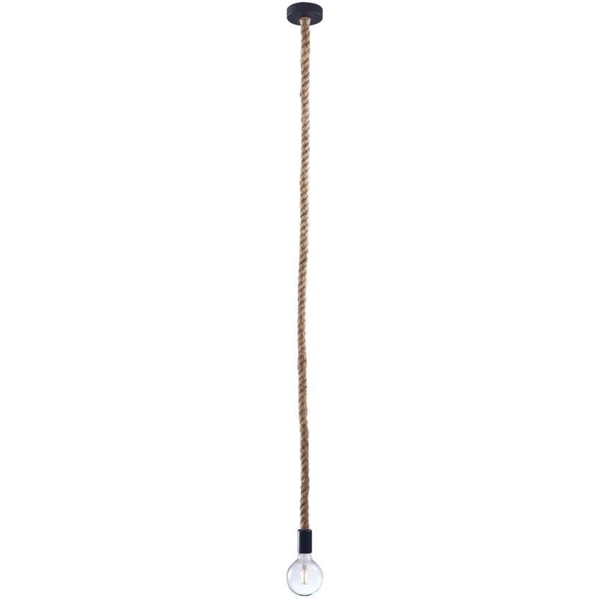 Luster na lanku ROPE 1xE27/12W/230V