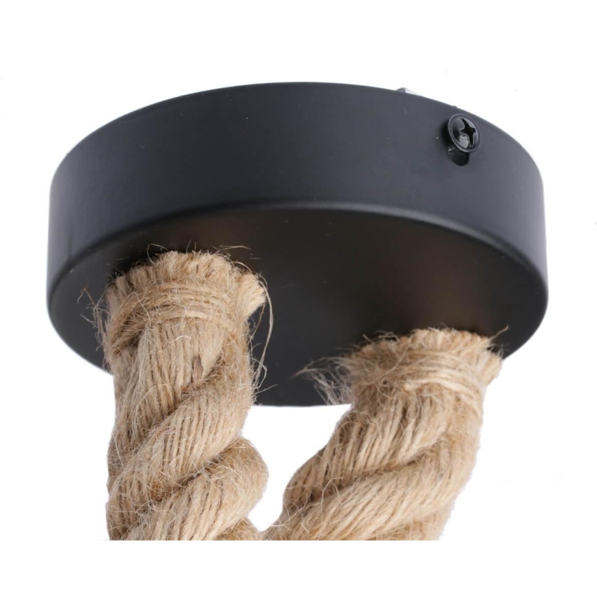 Luster na lanku ROPE 2xE27/12W/230V