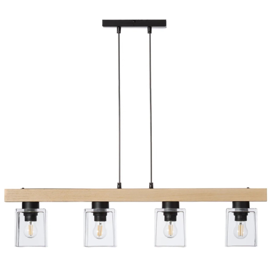 Luster na lanku RUSTIC RADIANCE 4xE27/60W/230V