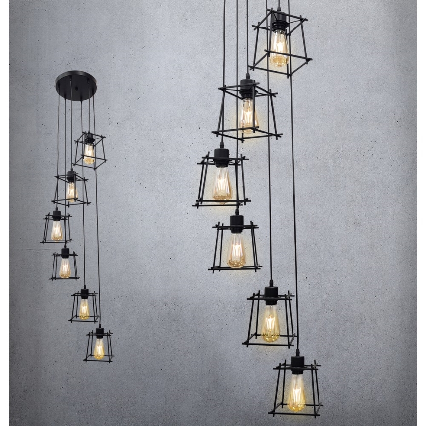 Luster na lanku RYGA 6xE27/20W/230V