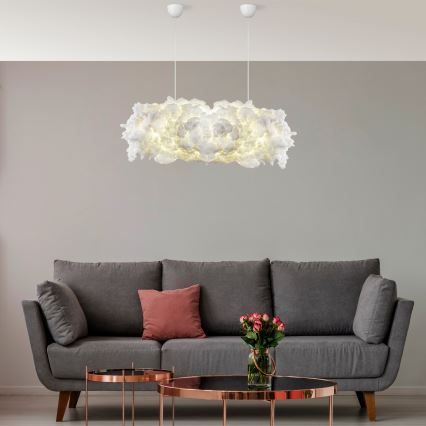 Luster na lanku SERENE 1xE27/40W/230V biela