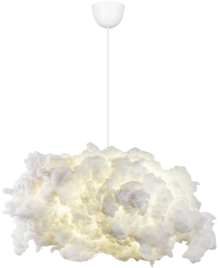Luster na lanku SERENITY 1xE27/40W/230V biela