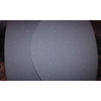 Luster na lanku SFERA 1xE27/60W/230V pr. 35 cm šedá/zlatá