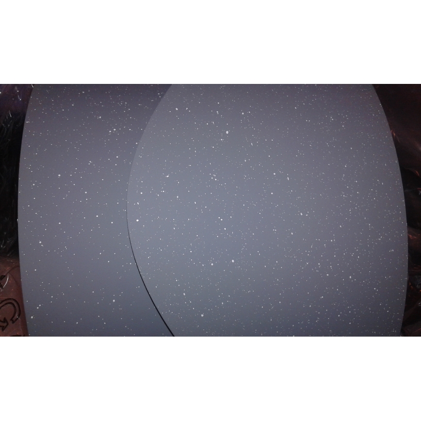 Luster na lanku SFERA 1xE27/60W/230V pr. 50 cm šedá/zlatá