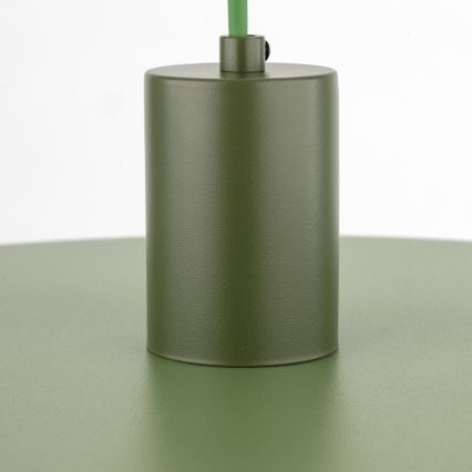 Luster na lanku SILA 1xE27/15W/230V pr. 40 cm zelená