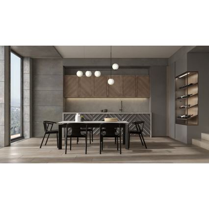 Luster na lanku SILIA 5xG9/12W/230V čierna