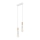 Luster na lanku SIMON 2xE27/60W/230V biela/buk