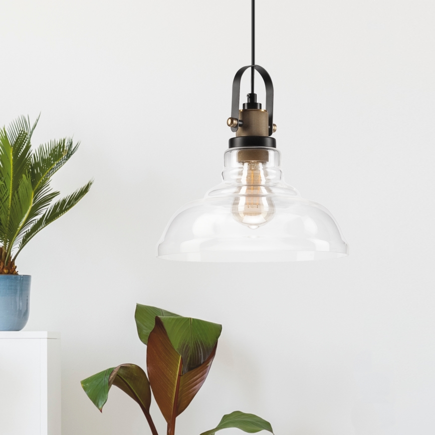 Luster na lanku SINGLE 1xE27/60W/230V