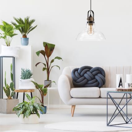 Luster na lanku SINGLE 1xE27/60W/230V