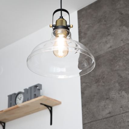 Luster na lanku SINGLE 1xE27/60W/230V