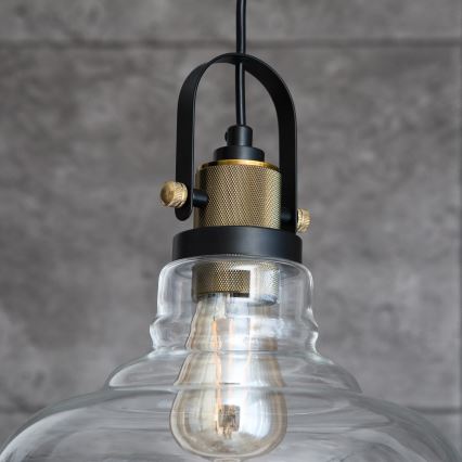 Luster na lanku SINGLE 1xE27/60W/230V