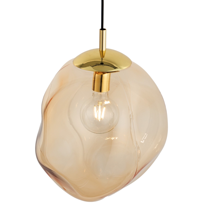 Luster na lanku SOL 1xE27/60W/230V zlatá