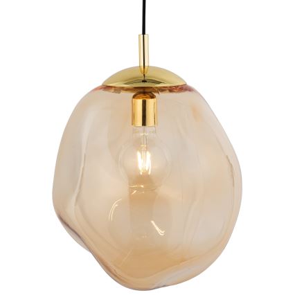 Luster na lanku SOL 1xE27/60W/230V zlatá