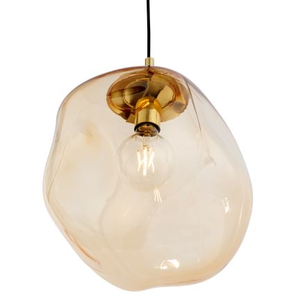 Luster na lanku SOL 1xE27/60W/230V zlatá